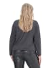 Ulla Popken Langarmshirt in khakigrau