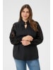 KAFFE curve Bluse langarm KCmynthia Regular fit in Black Deep