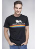 Lonsdale T-Shirt "Nelson Unisex T-Shirt normale Passform" in Schwarz