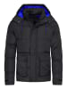 SOUL STAR Winterjacke - S2KELOWNA in Black-Blue