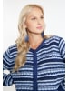 IZIA Damen Cardigan in Marine Mehrfarbig