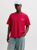 Jack & Jones T-shirt in Rio Red