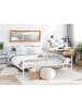 Beliani Doppelbett RODEZ in Weiß - (W) 166 x (H) 92 x (L) 208 cm