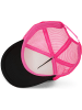 styleBREAKER Mesh Cap in Schwarz-Neonpink