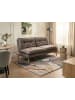 Beliani Schlafsofa YILA in Braun - (W) 178 x (H) 87 x (L) 92 cm