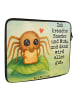Mr. & Mrs. Panda Laptoptasche Spinne Agathe Sandwich Design mit ... in Weiß
