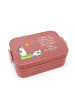 Mr. & Mrs. Panda Lunchbox Pinguin Surfer Motiv mit Spruch in Rot Pastell