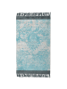 Beliani Kurzflor AKARSU in Blau/Beige - (W) 80 x (H) 0.3 x (L) 150 cm