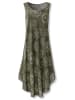 WITT WEIDEN Kleid in khaki-graphit-bedruckt
