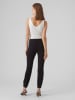 Vero Moda Denim Jogger Pants Cargo Stoffhose Stretch Jeans VMIVY in Schwarz