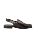 Cashott Niedriger Schuh CASROBERTA in Dark Brown Croco