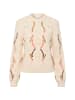 Y.A.S Stickpullover YASGabbi in sand rosa - 0001