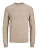 Jack & Jones Strickpullover in Oatmeal