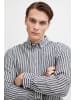 CASUAL FRIDAY Langarmhemd CFAnton LS BD striped linen mix shirt in Blau