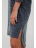 Oxmo Sweatkleid OXBinala 21800045-ME Damen Sweat Kleid mit Fledermausärmeln in Blau