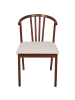 Beliani 2er-Set Esszimmerstuhl CRAIG in Braun/Beige