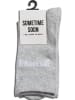 Sometime Soon Low Socken Stsvarsity Kinder in LIGHT GREY MELANGE