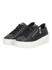 remonte Sneaker in Schwarz/Gold