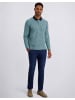 Pierre Cardin Langarmshirt in Mineral Blue