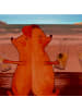 Mr. & Mrs. Panda Glas Pinguine Kuscheln mit Spruch in Transparent