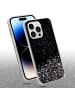 cadorabo Hülle für Apple iPhone 14 PRO MAX Glitter in Schwarz mit Glitter