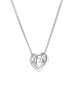 Elli DIAMONDS  Halskette 925 Sterling Silber Herz in Silber