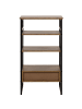 Beliani Bücherregal KEENE in Braun/Schwarz - (W) 56 x (H) 101 x (L) 51 cm