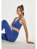 myMO ATHLSR Damen Crop-Top in Kobaltblau