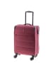 Gladiator 4700 4 Rollen Kabinentrolley 55 cm mit Dehnfalte red
