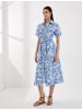 KOTON Kleid in Blau Gemustert