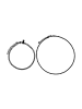 Steel_Art Schmuckset Herren mit Armband und Halskette Theo schwarz farben in schwarz