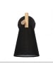 Licht-Erlebnisse Wandlampe (B)13 x (H)23 cm in Helles Holz Schwarz