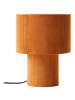 Brilliant Tischlampe aus modernem Cord, 30 cm, E27, Textil/Metall, kurkuma