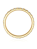 Trilani Ring aus Sterling Silber mit Zirkonia in gelbgold