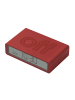 Lexon Digital-Wecker Flip Classic Rot
