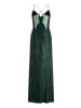 Vera Mont Abendkleid im Glitzer-Look in Dark Green/Grey