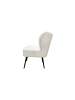 byLiving Sessel Teddy in off-white - B 64, H 83, T 64,5 cm