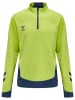 Hummel Hummel Zip Sweatshirt Hmllead Fußball Kinder Leichte Design Schnelltrocknend in LIME PUNCH