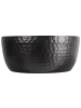 Beliani Dekoschale BANHA in Schwarz/Gold - (W) 31 x (H) 14 x (L) 31 cm