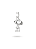Thomas Sabo Charm-Anhänger Snoopy Pavé Peanuts Connect in silber, bunt