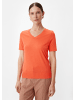 comma T-Shirt kurzarm in Orange