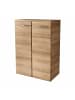 Fackelmann Doppel-Midischrank MILANO in hellbraun-60,2(B)x82,6(H)x32(T)cm