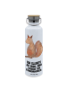 Mr. & Mrs. Panda Mehrwegflasche Einhorn Glauben mit Spruch in Weiß