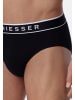 Schiesser Rio Slip / Unterhose 95/5 Cotton in Schwarz