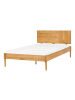 Beliani Doppelbett FLAVIGNAC in Braun - (W) 128 x (H) 90 x (L) 211 cm