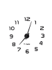 relaxdays Wanduhr DIY in Schwarz