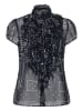 SAINT TROPEZ Langarm - Hemd LiljaSZ Gerade Passform in NightSky Paisley Mosaic