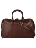 piké Reisetasche CALABRIA MEDIO echt Leder in braun