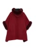 fraully Poncho in Rot