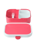 Mepal 2er Set Brotdosen mit Einsatz Campus 700 ml in Pink & Pink